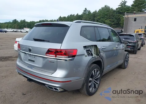 2021 Volkswagen Atlas 3.6L V6 Sel R-Line from USA, damaged, VIN 1V2SR2CA4MC547659
